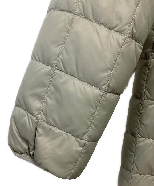 TAION（タイオン）TAION (タイオン) キルティングダウンコート ライトグレー サイズ:Mの古着・服飾アイテム