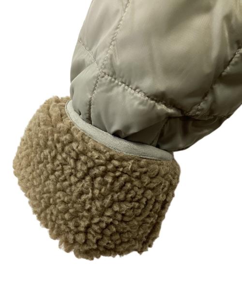 TAION（タイオン）TAION (タイオン) キルティングダウンコート ライトグレー サイズ:Mの古着・服飾アイテム