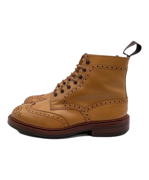 Tricker's（トリッカーズ）Tricker's (トリッカーズ) ウィングチップブーツ ブラウン サイズ:6 1/2の古着・服飾アイテム