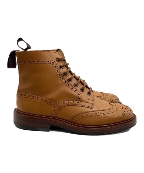 Tricker's（トリッカーズ）Tricker's (トリッカーズ) ウィングチップブーツ ブラウン サイズ:6 1/2の古着・服飾アイテム