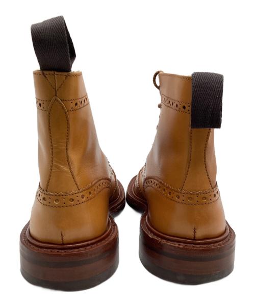 Tricker's（トリッカーズ）Tricker's (トリッカーズ) ウィングチップブーツ ブラウン サイズ:6 1/2の古着・服飾アイテム