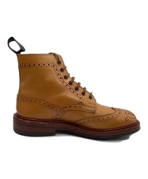 Tricker's（トリッカーズ）Tricker's (トリッカーズ) ウィングチップブーツ ブラウン サイズ:6 1/2の古着・服飾アイテム