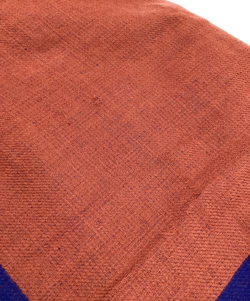 Vivienne Westwood（ヴィヴィアンウエストウッド）Vivienne Westwood (ヴィヴィアンウエストウッド) ストール ブラウン×ネイビーの古着・服飾アイテム