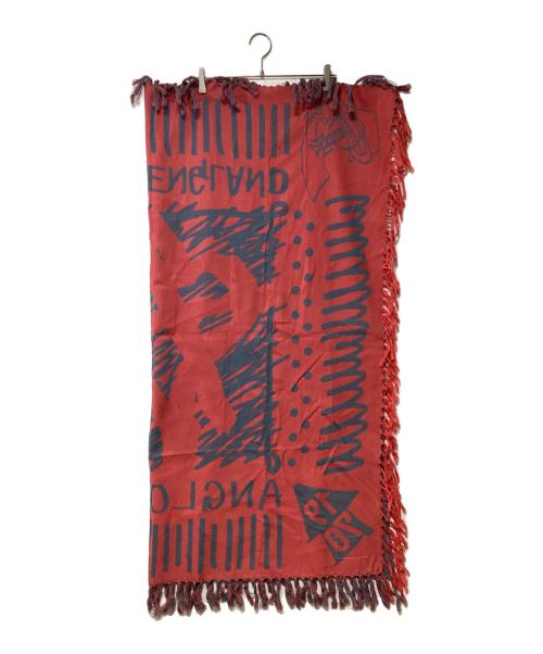 Vivienne Westwood（ヴィヴィアンウエストウッド）Vivienne Westwood (ヴィヴィアンウエストウッド) Anglomania (アングロマニア) ストール ピンク×ブルーの古着・服飾アイテム