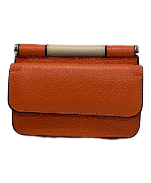 EAR（イア）ear (イア) 2つ折り財布 オレンジ 未使用品の古着・服飾アイテム