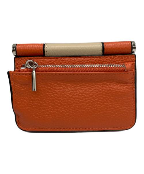 EAR（イア）ear (イア) 2つ折り財布 オレンジ 未使用品の古着・服飾アイテム