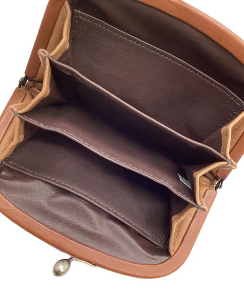 genten（ゲンテン）genten (ゲンテン) がま口財布 ブラウンの古着・服飾アイテム