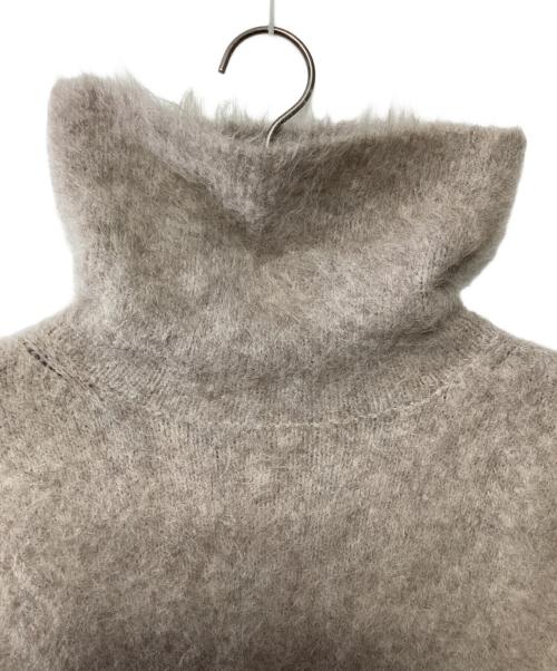 COLUMN（コラム）COLUMN (コラム) ノースリーブタートルネックニット ライトブラウン サイズ:Fの古着・服飾アイテム