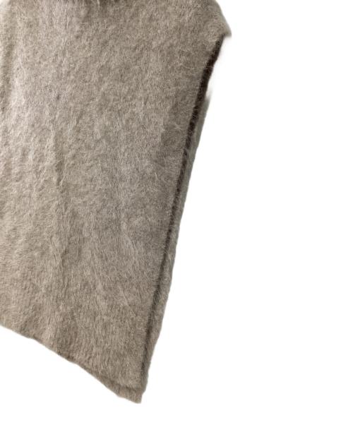 COLUMN（コラム）COLUMN (コラム) ノースリーブタートルネックニット ライトブラウン サイズ:Fの古着・服飾アイテム