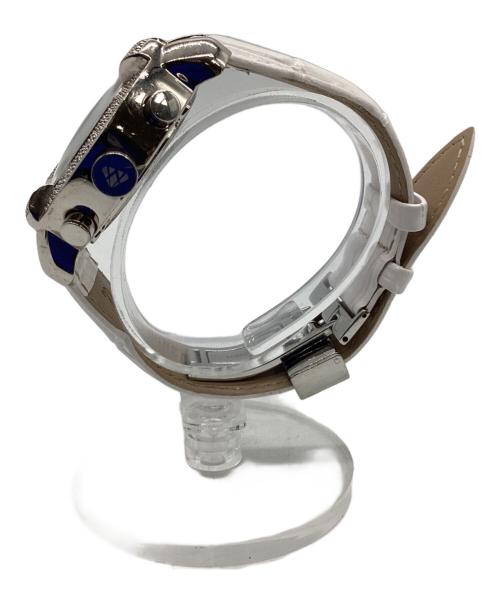 AQUA MASTER（アクアマスター）AQUA MASTER (アクアマスター) クロノグラフ ホワイトの古着・服飾アイテム