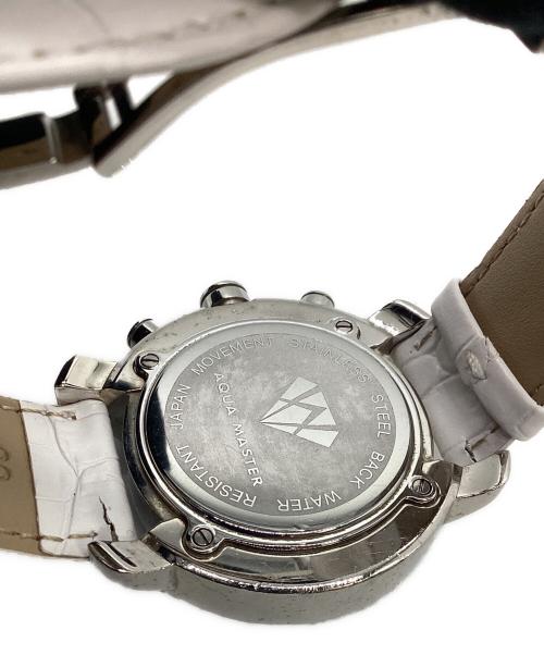 AQUA MASTER（アクアマスター）AQUA MASTER (アクアマスター) クロノグラフ ホワイトの古着・服飾アイテム