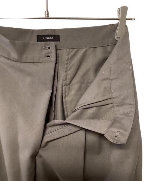anuans（アニュアンス）anuans (アニュアンス) ストレートラップパンツ ベージュ サイズ:Mの古着・服飾アイテム