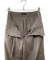 中古・古着 anuans (アニュアンス) ストレートラップパンツ ベージュ サイズ:M：2500円