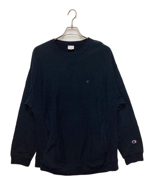 Champion REVERSE WEAVE（チャンピオン リバース ウィーブ）Champion REVERSE WEAVE (チャンピオン リバース ウィーブ) スウェット ネイビー サイズ:XLの古着・服飾アイテム