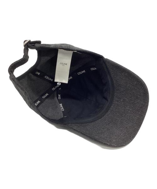 CELINE（セリーヌ）CELINE (セリーヌ) イニシャルキャップ グレー サイズ:Mの古着・服飾アイテム