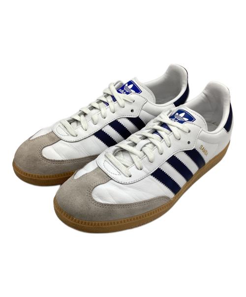 adidas（アディダス）adidas (アディダス) ローカットスニーカー ネイビー×ホワイト サイズ:27.5の古着・服飾アイテム