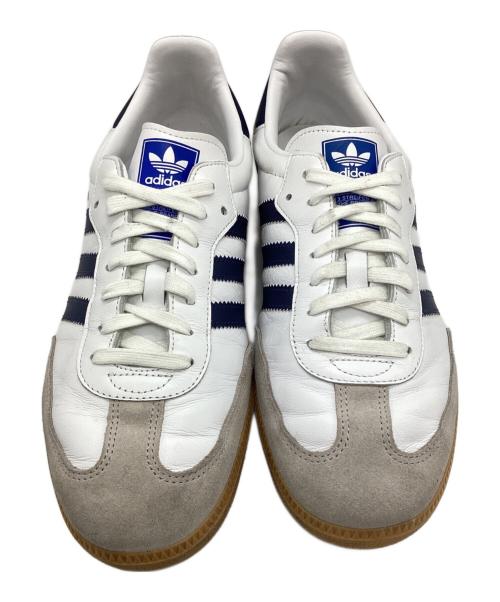 adidas（アディダス）adidas (アディダス) ローカットスニーカー ネイビー×ホワイト サイズ:27.5の古着・服飾アイテム