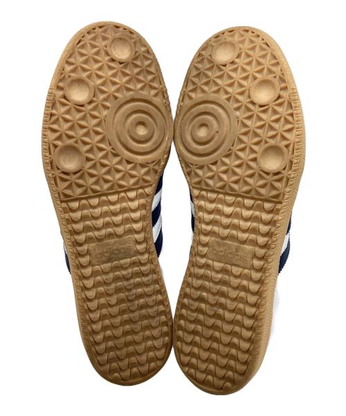 adidas（アディダス）adidas (アディダス) ローカットスニーカー ネイビー×ホワイト サイズ:27.5の古着・服飾アイテム