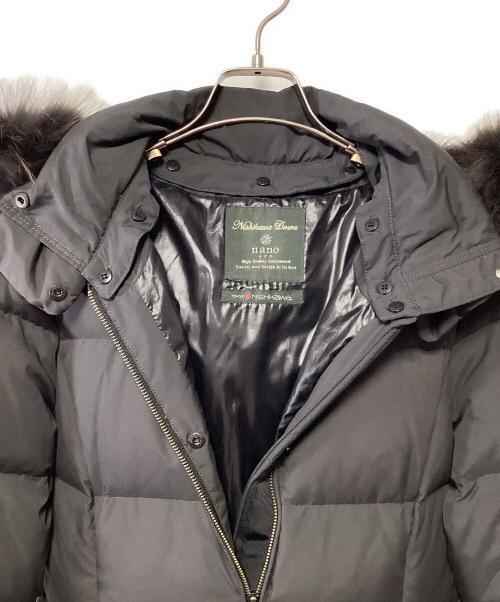 nano・universe（ナノ・ユニバース）nano・universe (ナノ・ユニバース) 西川ダウンコート チャコールグレー サイズ:38の古着・服飾アイテム