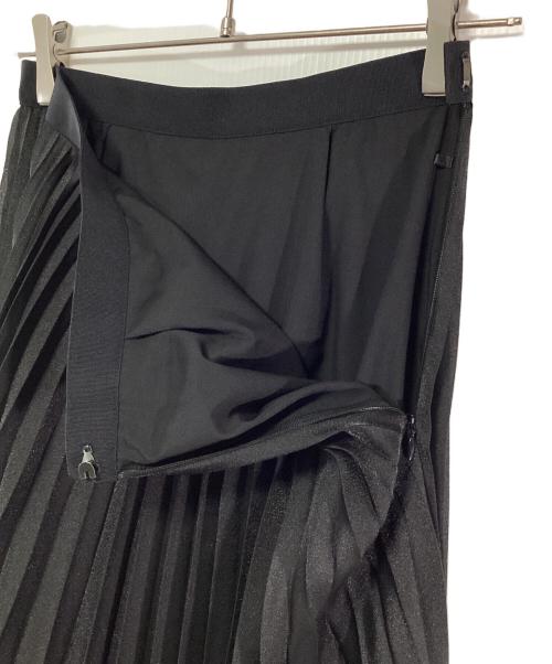 Mila Owen（ミラオーウェン）Mila Owen (ミラオーウェン) ウエストゴムデザインシアープリーツスカート ブラック サイズ:1の古着・服飾アイテム
