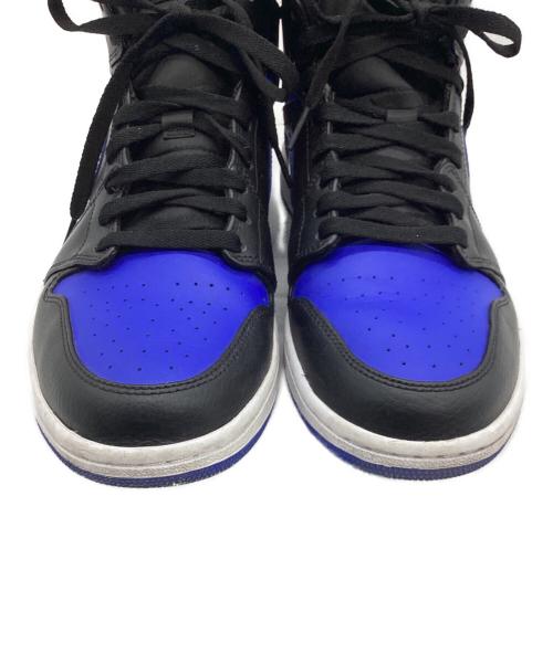 NIKE（ナイキ）NIKE (ナイキ) AIR JORDAN 1 MID ブラック×ブルー サイズ:29の古着・服飾アイテム