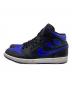NIKE (ナイキ) AIR JORDAN 1 MID ブラック×ブルー サイズ:29：5000円