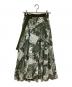 CODELLO（コッデロ）の古着「パッチワークプリントラップスカート」｜グリーン