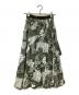 CODELLO (コッデロ) パッチワークプリントラップスカート グリーン サイズ:38：7000円
