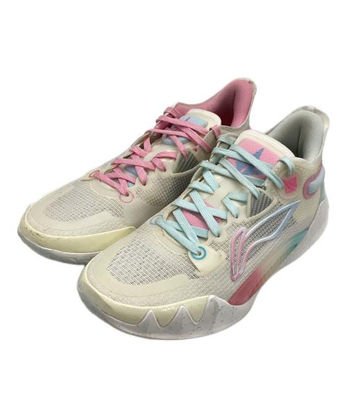 LI-NING（リーニン）LI-NING (リーニン) JIMMY BUTLER 1 ホワイト×ピンク サイズ:CN（mm）260（3）の古着・服飾アイテム