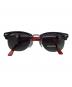 RAY-BAN（レイバン）の古着「サングラス」｜ブラック×レッド