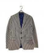 ETROエトロ）の古着「テーラードジャケット」｜ホワイト×インディゴ