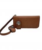 KC's LEATHER CRAFTケーシーズ）の古着「レザーウォレットチェーン付きウォレット」｜ブラウン