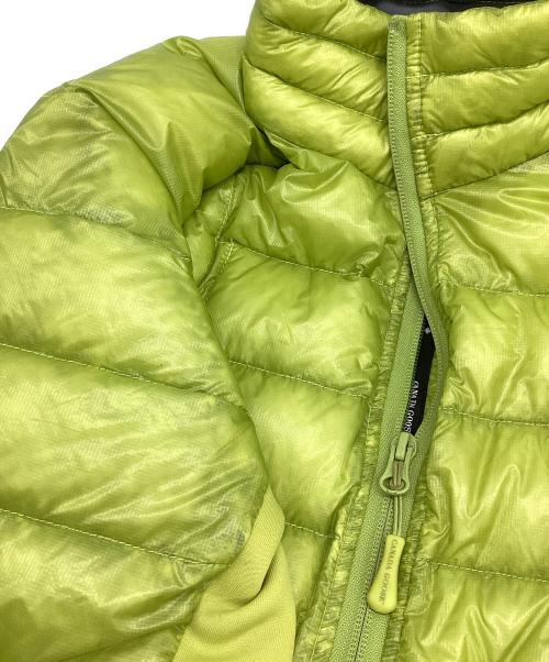 CANADA GOOSE（カナダグース）CANADA GOOSE (カナダグース) ハイブリッドライトダウンジャケット ライトグリーン サイズ:Mの古着・服飾アイテム