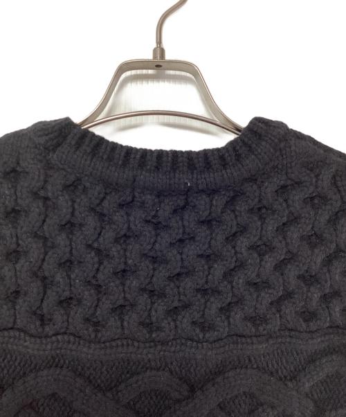 Gypsohila（ジプソフィア）Gypsohila (ジプソフィア) ポップコーンベスト ブラック サイズ:Freeの古着・服飾アイテム