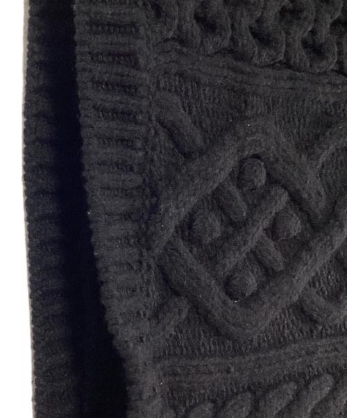 Gypsohila（ジプソフィア）Gypsohila (ジプソフィア) ポップコーンベスト ブラック サイズ:Freeの古着・服飾アイテム