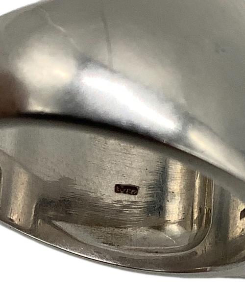 EMPORIO ARMANI（エンポリオ アルマーニ）EMPORIO ARMANI (エンポリオアルマーニ) 石付シルバー925リング シルバー×ブラウン サイズ:表記無しの古着・服飾アイテム