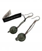 EMPORIO ARMANIエンポリオアルマーニ）の古着「ピアス」｜シルバー×クリアグリーン