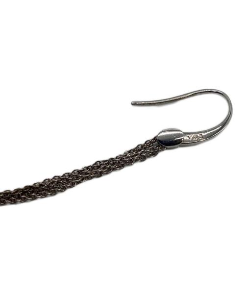 EMPORIO ARMANI（エンポリオアルマーニ）EMPORIO ARMANI (エンポリオアルマーニ) ピアス シルバー×クリアグリーンの古着・服飾アイテム