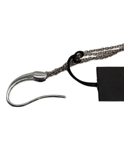 EMPORIO ARMANI（エンポリオアルマーニ）EMPORIO ARMANI (エンポリオアルマーニ) ピアス シルバー×クリアグリーンの古着・服飾アイテム