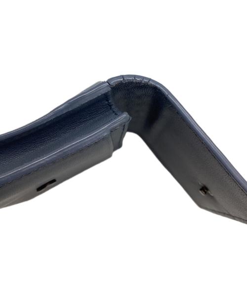 BOTTEGA VENETA（ボッテガベネタ）BOTTEGA VENETA (ボッテガベネタ) カードケース　イントレチャート ブルーの古着・服飾アイテム