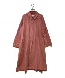 GRAMICCI（グラミチ）の古着「ステンカラーコート」｜ピンク
