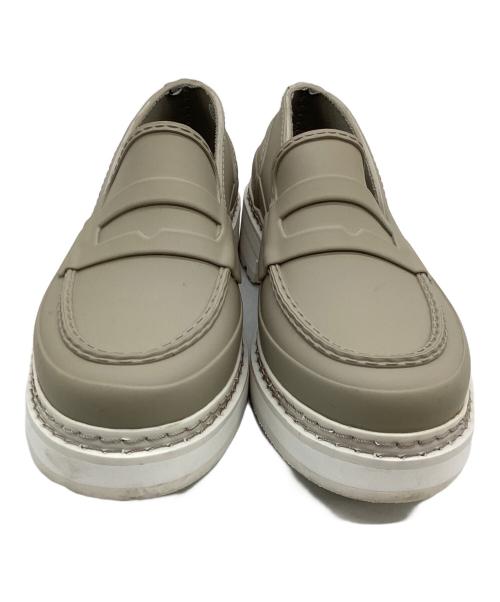 HUNTER（ハンター）HUNTER (ハンター) Wリファインスティッチペニーローファー ベージュ サイズ:UK4 / EU37 / US6の古着・服飾アイテム