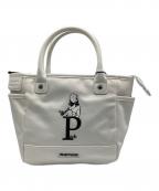 PEARLY GATES×DISNEYパーリーゲイツ×ディズニー）の古着「カートバッグ Disney100周年記念モデル」｜オフホワイト