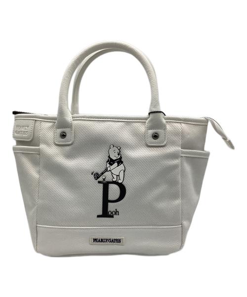 PEARLY GATES（パーリーゲイツ）PEARLY GATES (パーリーゲイツ) DISNEY (ディズニー) カートバッグ Disney100周年記念モデル オフホワイト 未使用品の古着・服飾アイテム