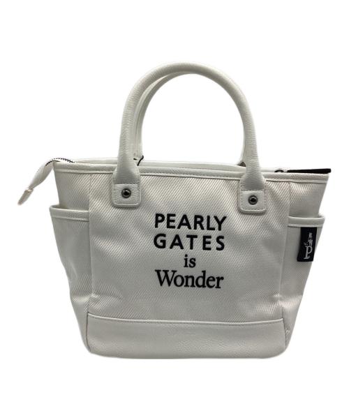 PEARLY GATES（パーリーゲイツ）PEARLY GATES (パーリーゲイツ) DISNEY (ディズニー) カートバッグ Disney100周年記念モデル オフホワイト 未使用品の古着・服飾アイテム