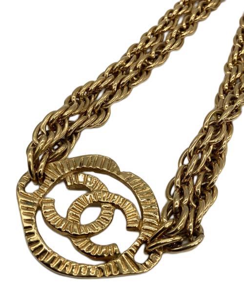 CHANEL（シャネル）CHANEL (シャネル) ココマークチェーンネックレス ゴールドの古着・服飾アイテム