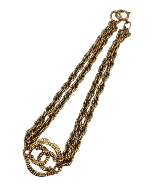 CHANEL（シャネル）CHANEL (シャネル) ココマークチェーンネックレス ゴールドの古着・服飾アイテム