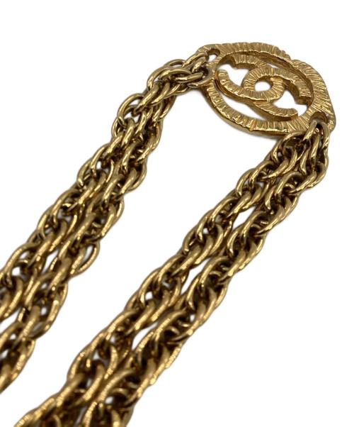 CHANEL（シャネル）CHANEL (シャネル) ココマークチェーンネックレス ゴールドの古着・服飾アイテム