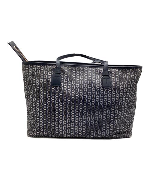 TORY BURCH（トリーバーチ）TORY BURCH (トリーバーチ) ジオロゴトートバッグ ネイビーの古着・服飾アイテム