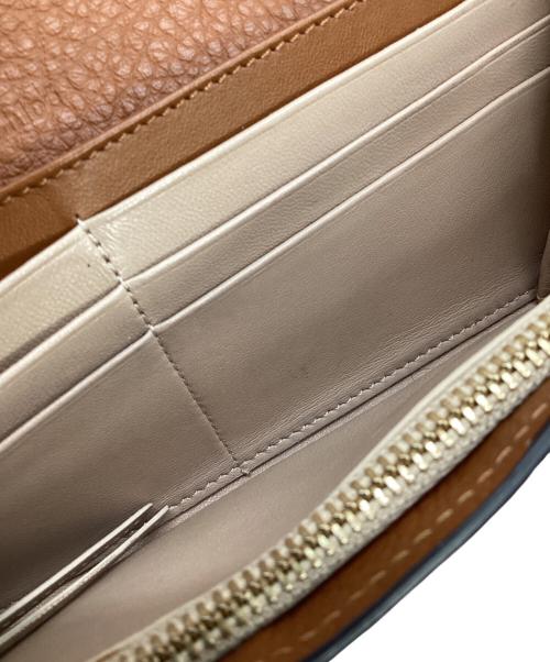 Chloe（クロエ）Chloe (クロエ) ロングウォレット アルファベット ブラウンの古着・服飾アイテム